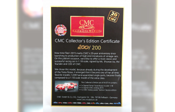 FERRARI 250 Testa Rossa Techno Classica signiert von Shuxiao Jia, der Gründerin von CMC (2015), red