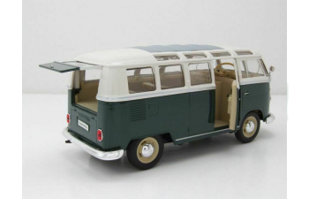 Volkswagen Bus Lowrider 1962 зеленый с белым