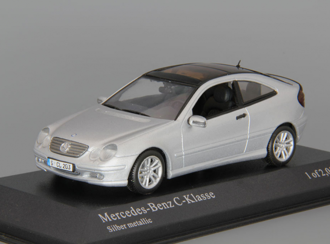 MERCEDES-BENZ C-class Sports Coupe CL203 (2001), silver