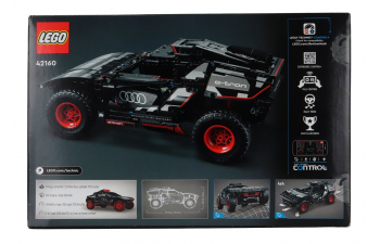 AUDI Lego Technic - Rs Q E.tron Rally Dakar (2022) - 914 Pezzi - 914 Pcs, Grey Black