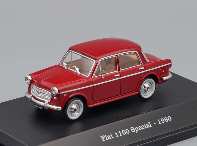 FIAT 1100 Special Scuro (1960), red