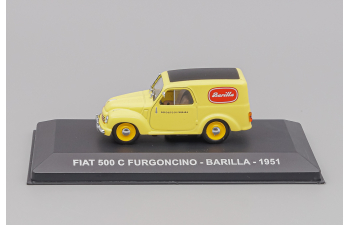 FIAT 500c Furgoncino Van Barilla (1951), yellow