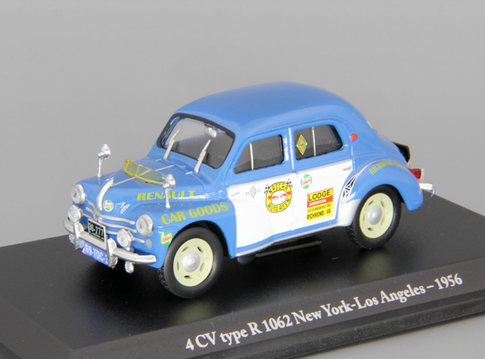 RENAULT 4 CV type К 1062 New York - Los Angeles (1956), blue