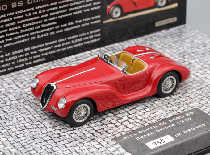 ALFA ROMEO 6C Corsa Spider (1939), red