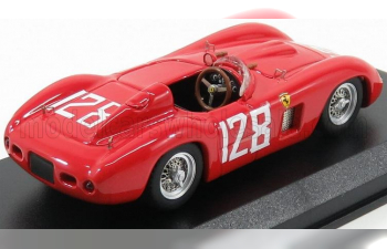 FERRARI 500 Tr N 128 Ch.0614 Winner Tyddyn Road Races (1956) Carroll Shelby, red