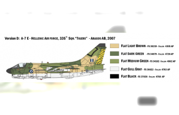 Сборная модель Американский штурмовик Ling-Temco-Vought A-7E Corsair II