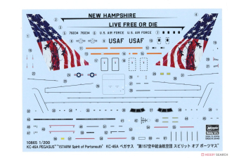 Сборная модель самолет KC-46A Pegasus "157-е воздушное заправочное крыло Spirit of Portsmouth" (Limited Edition)