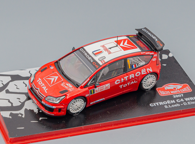 CITROEN C4 WRC #1 S.Loeb - D.Elena (2007) из серии Rallye Monte-Carlo