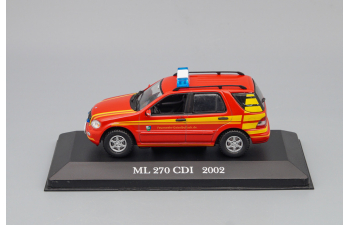 MERCEDES-BENZ ML 270 CDI (2002), Mercedes-Benz Offizielle Modell-Sammlung 77, red