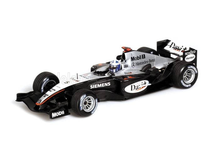 McLAREN F1 Mp4/19 №5 Season (2004) David Coulthard, Black Silver
