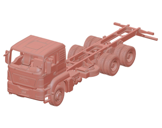 Сборная модель MAN TGS шасси для сортиментовоза 6х6