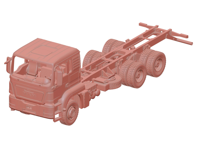 Сборная модель MAN TGS шасси для сортиментовоза 6х6