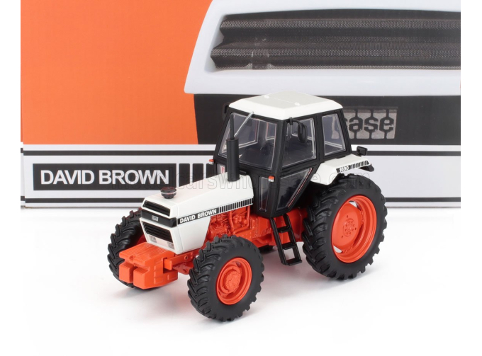 DAVID BROWN 1690 4wd Tractor (1979), White Red