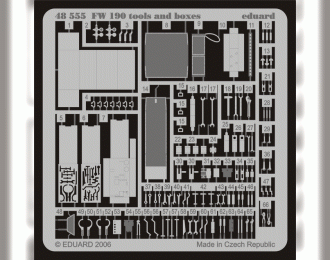 Фототравление Fw 190A/F tools and boxes