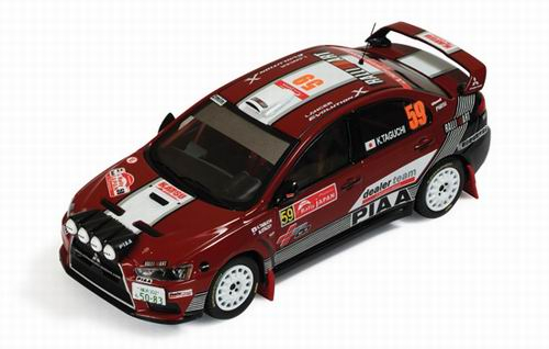 MITSUBISHI Lancer Evo X 59 Rally Japan (K.Taguchi - M.Staycey) 2008, цветной