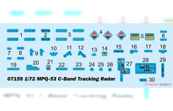 Сборная модель MPQ-53 C-Band Tracking Radar