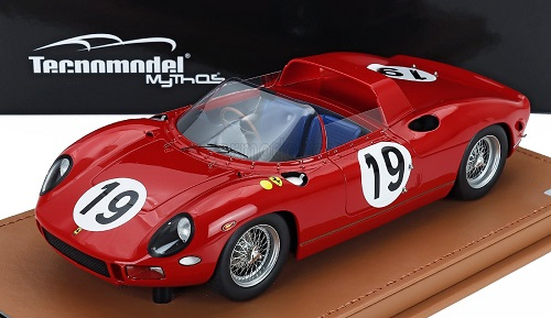 FERRARI 330p 4.0l V12 Team Sefac Ferrari Spa №19 3rd 24h Le Mans (1964) John Surtees - Lorenzo Bandini, Red
