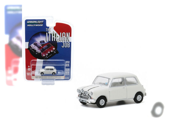 AUSTIN MINI Cooper S 1275 MkI 1967 White (из к/ф "Ограбление по-итальянски")