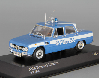 ALFA ROMEO Giulia Polizia (1970), blue / white