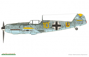 Сборная модель Немецкий истребитель Messerschmitt BF.109 E-4 ProfiPACK