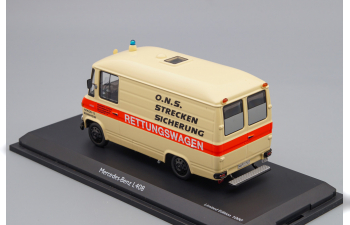 MERCEDES-BENZ L408 VAN RETTUGSWAGEN O.N.S., beige