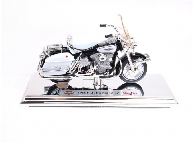 Harley-Davidson FLH Electra Glide 1966 белый с черным