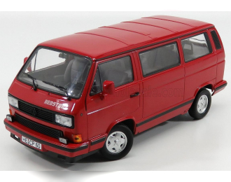 VOLKSWAGEN T3 Multivan Minibus Red Star (1992), red