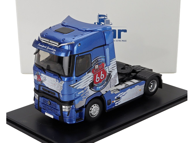 RENAULT T-line High Tractor Truck 2-assi Route 66 (2023), Blue Met