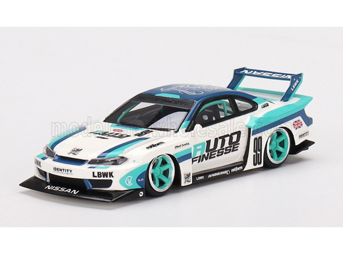 NISSAN Silvia S15 Team Auto Finesse N99 Lb-super Silhouette (1999), White Green