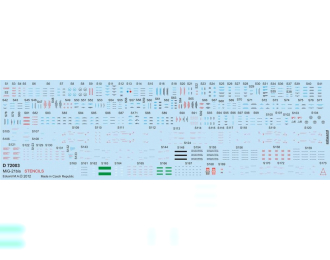 Декаль MiGG-21бис