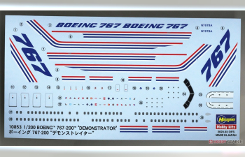 Сборная модель Боинг 767-200 «Демонстратор» B767-200 "DEMONSTRATOR" (Limited Edition)