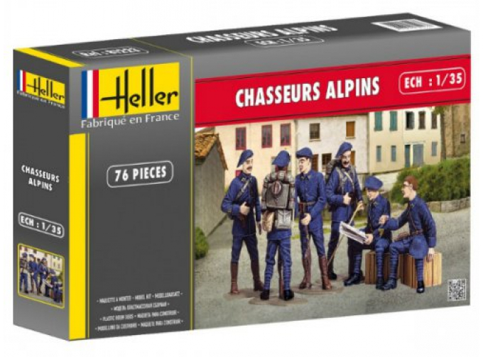 Сборная модель Солдаты CHASSEURS ALPINS