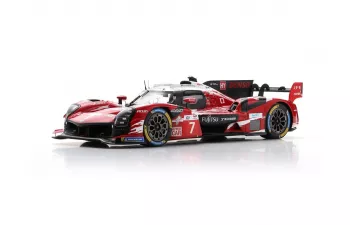 TOYOTA Gr010 3.5l V6 Team Gazoo Racing №7 5th 24h Le Mans Mike Conway - Kamui Kobayashi - Nyck De Vries (2025), Red White Black