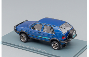 VOLKSWAGEN Golf 2 Country 4x4 1990, иlue metallic