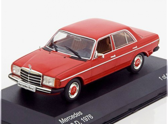 MERCEDES-BENZ 200D W123 (1976), red