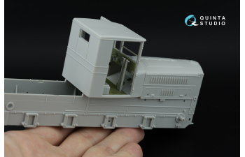 3D Декаль интерьера кабины Коминтерн, артиллерийский тягач (Trumpeter) (малая версия)