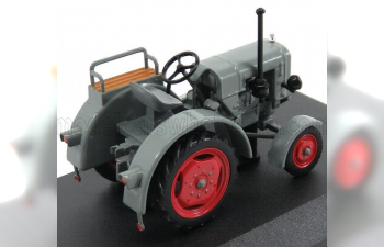 EICHER Ed25ii Tractor 1951 - Con Vetrina - With Showcase, Grey Red