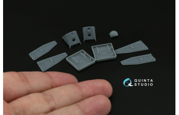 Заглушки воздухозаборников и колодки шасси Су-30СМ (Звезда)