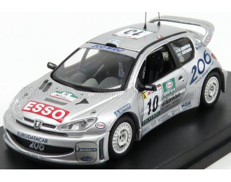 PEUGEOT 206 Wrc №10 2nd Rally Portugal (2000) M.gronholm - T.rautiainen, Silver