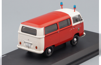 VOLKSWAGEN T2a Minibus Fire Engine (1967), red / white