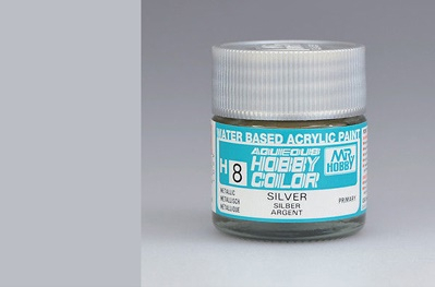 Краска акриловая серебристый SILVER,10мл