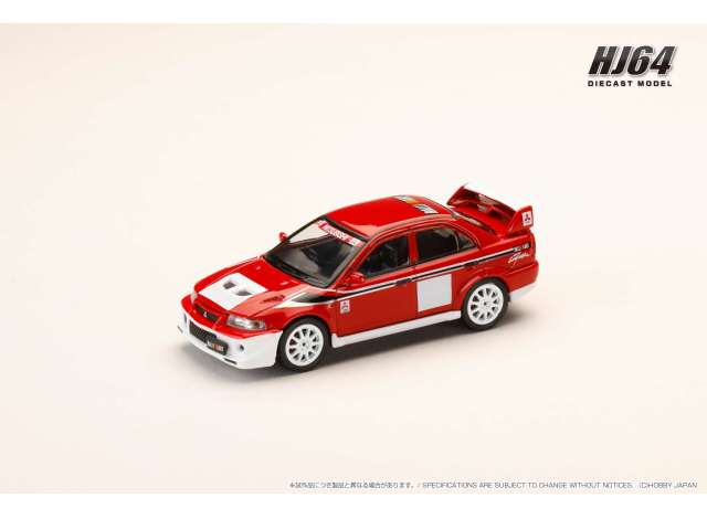 MITSUBISHI Lancer GSR Evolution 6 (CP9A) Ralliart, white / red 2000