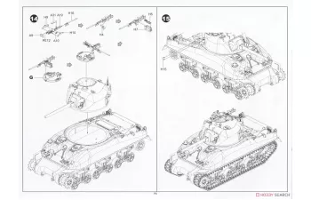 Сборная модель Танк Sherman M4A1 Mid