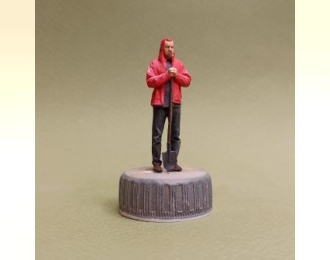 Фигура 0917 Паша с лопатой, окрашенная (цвет в ассортименте)