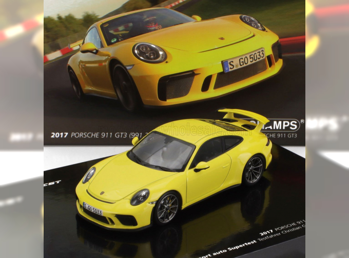 PORSCHE 911 991-2 Gt3 Coupe (2017), Yellow
