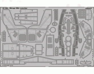 Фототравление для Mirage IIIc exterior