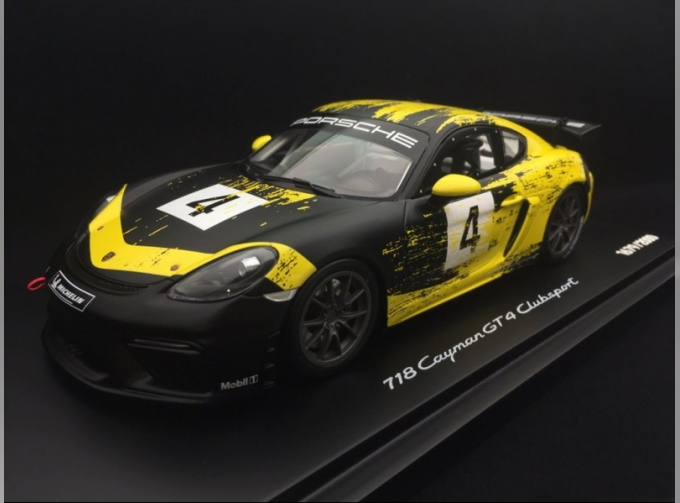 PORSCHE 718 Cayman GT4 Clubsport 2019 #4 showcar