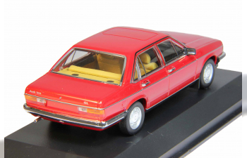 AUDI 100 GL (1979), red metallic