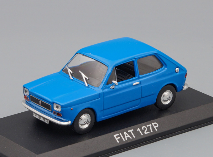 FIAT 127P, Legendarni automobily minule ery 109, blue