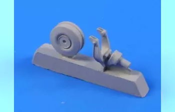 Стойка шасси хвостового колеса(включая колесо) De Havilland Mosquito / Mosquito Tail wheel strut(inc.whel) 